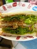 แซนวิชหมูหยอง ซอสพิซซ่า