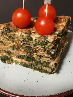 Una foto de Tortilla de espinacas