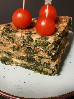 Una foto de Tortilla de espinacas