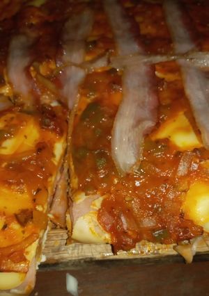 Una foto de Pizza a la paiza