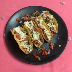 Mexican beans tacos A picture of Mexican beans tacos.