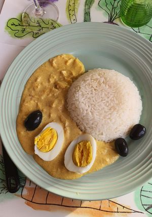 Una foto de Ají de gallina