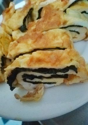 Hình của món Trứng cuộn rong biển 🌮.