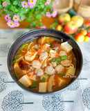 Canh Kim Chi Nghêu