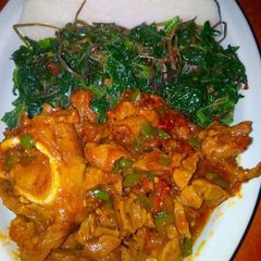 A picture of Wet Fried pork with veges.