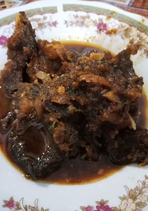 Foto resep Gongso daging Semarang Simple