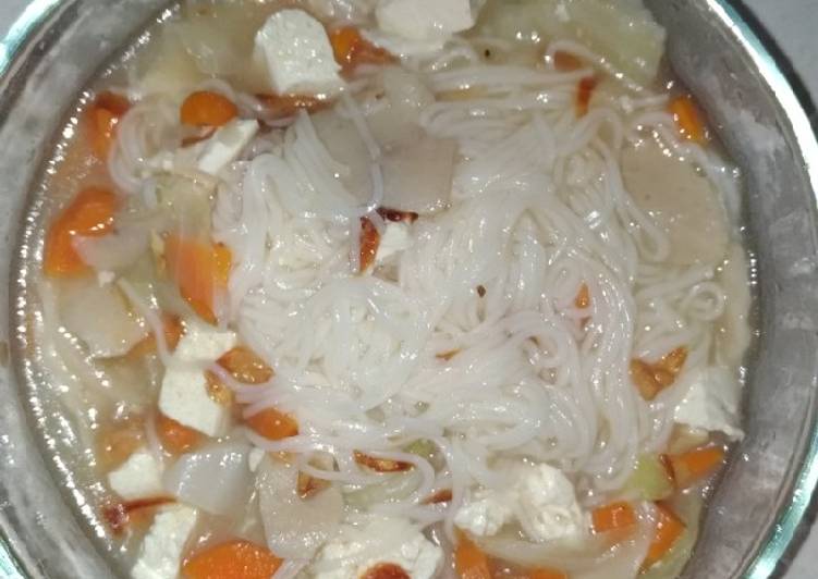 Langkah Mudah Buat Mee Sua Soup Yang Sempurna