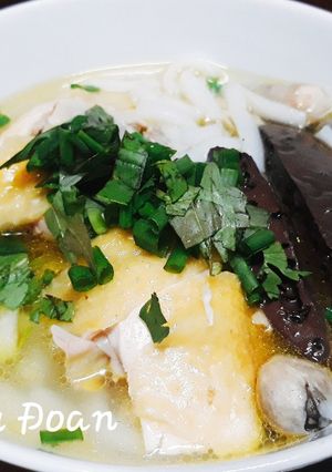 Hình của món Bánh canh gà.