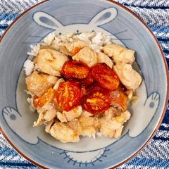 A picture of Chinese-Filipino Tomato Chicken (Kamatis Kway).