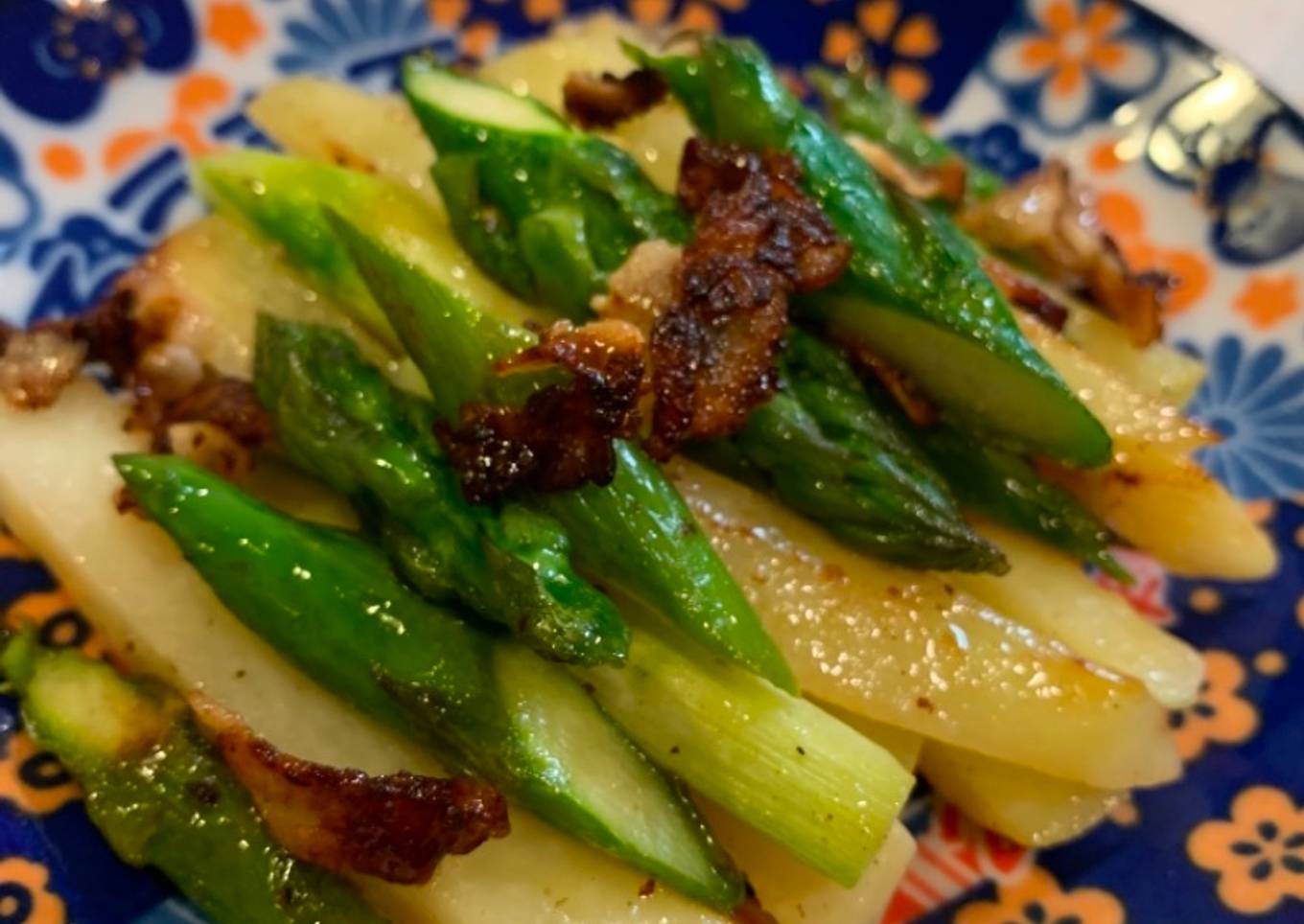 Tumis Asparagus & Kentang kesukaan Anak