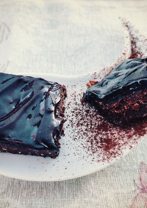Foto di Brownies al cocco senza cottura