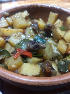 Una foto de Papiao de charqui (plato ancestral del Valle de Tafí del Valle)