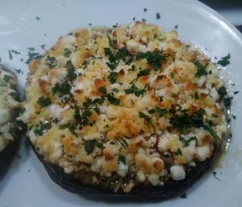 Fresh, Prepare Recipe Stuffed Portobello Mushrooms With oven roasted tomatoes Delicious Nutritious