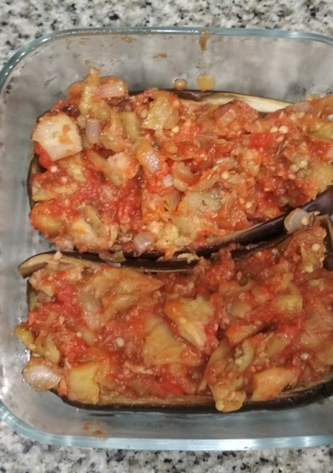 Una foto de Berenjenas rellenas de atún