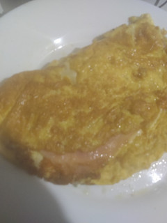 Una foto de Omelette de jamón y queso