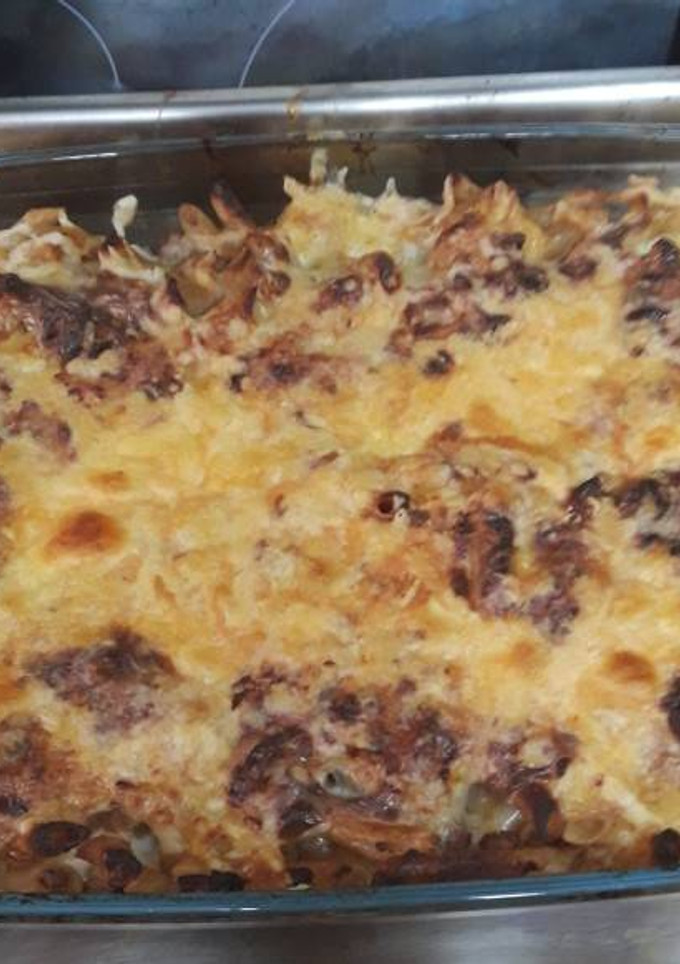 Una foto de Macarrones a la bologñesa