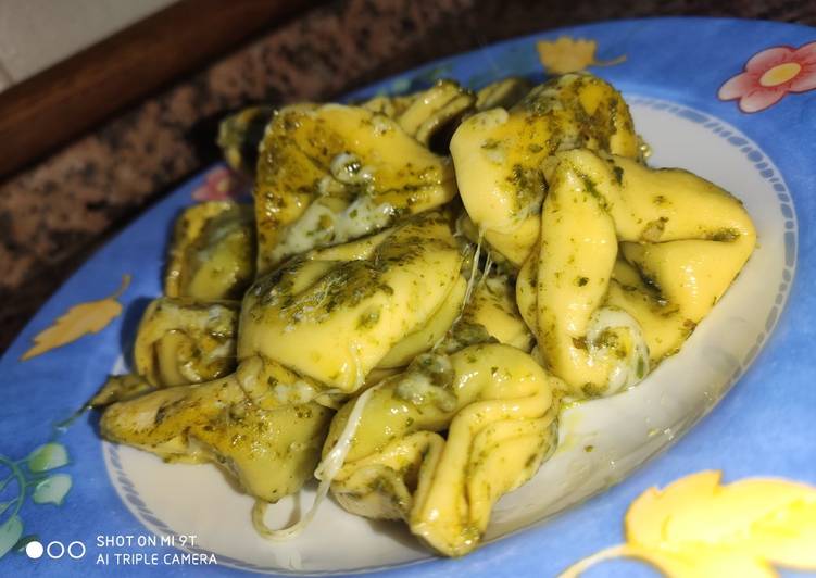 Ravioli con ricotta spinaci