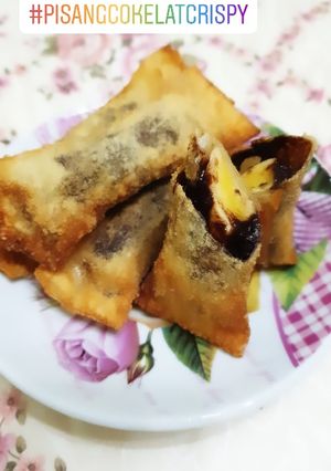 Foto resep Pisang cokelat crispy (simpel)