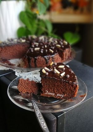 عکسی از دستور کیک شکلاتی یک تخم‌مرغی