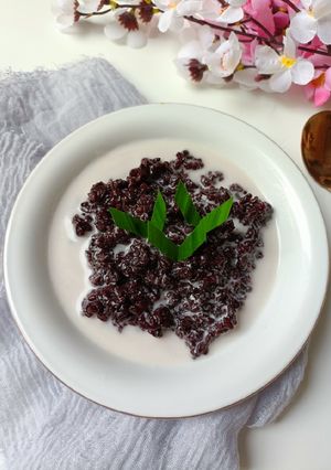 Foto resep Bubur ketan hitam kuah santan