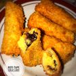 Roti tape coklat lumer