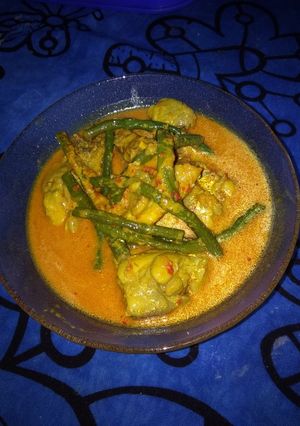 Foto resep GuLai Ayam kacang panjang