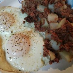 A picture of Low carb Breakfast for Dinner.