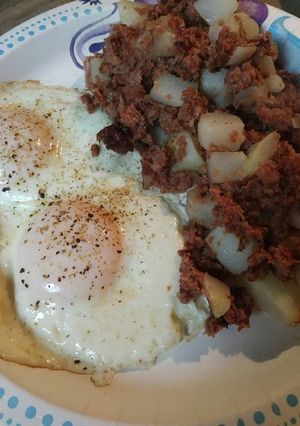 A picture of Low carb Breakfast for Dinner.