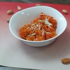 A picture of Gajar ka halwa.