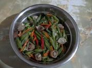 Gambar tumis buncis jamur merang