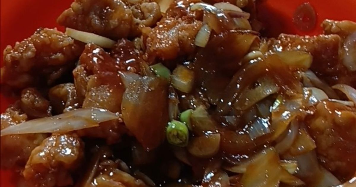 Ayam goreng tepung manis pedas