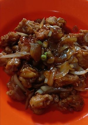 Foto resep Ayam goreng tepung manis pedas