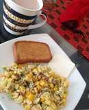Huevos revueltos con semillas de chía