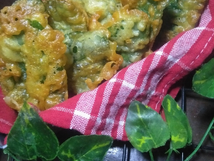 Resep Rempeyek daun bayam Anti Gagal