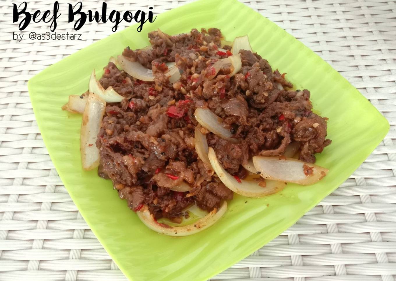 Beef Bulgogi