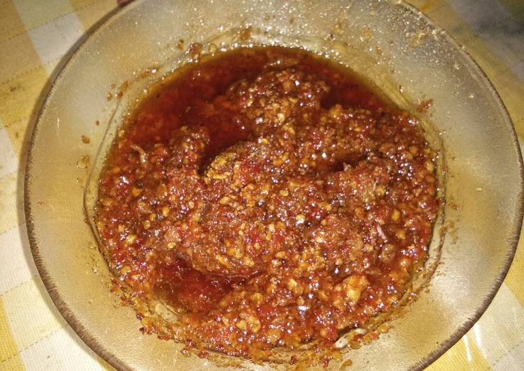 Sambal tahu krenyes