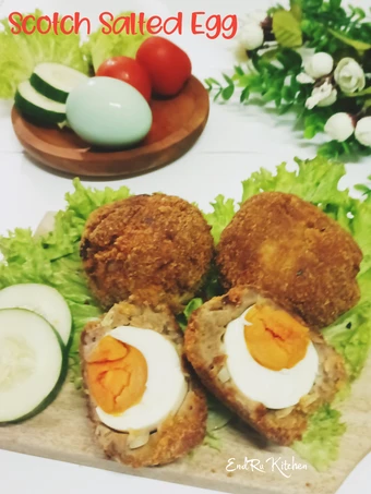 Cara Mudah Membuat Resep  Scotch Salted Egg yang Enak Banget, Enak