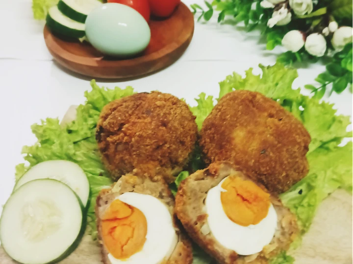 Cara Mudah Membuat Resep  Scotch Salted Egg yang Enak Banget, Enak