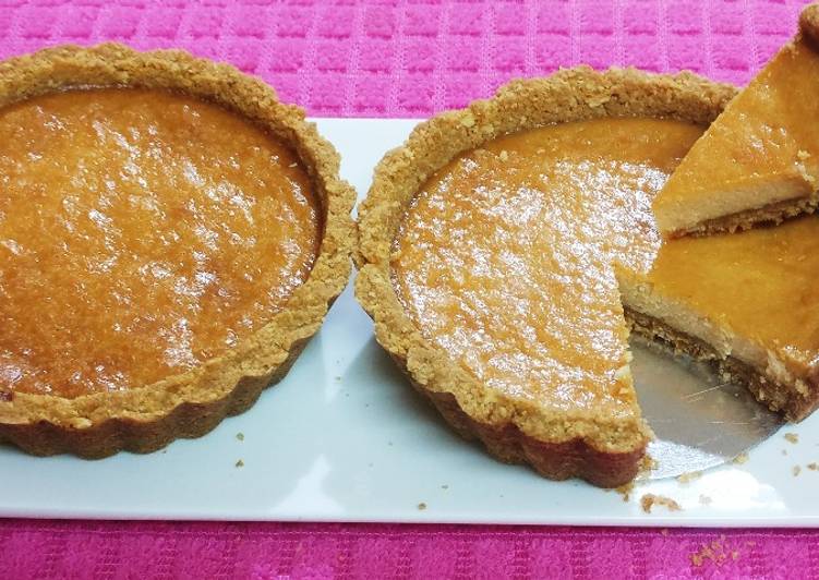 Step-by-Step Guide to Make Speedy Water chestnut &amp; Rajgira flour tart fill with rabri