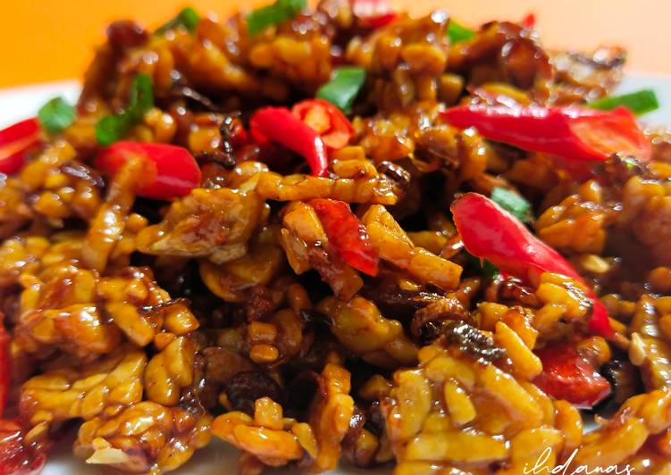 Resep Kering Tempe Bu Fatmah Bahalwan Jadi, Enak Banget
