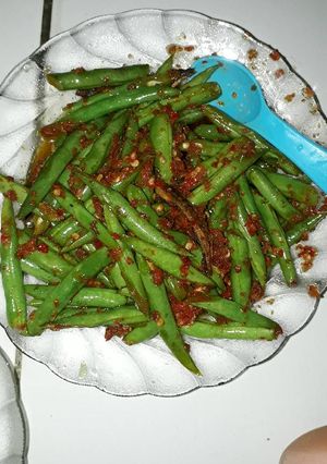 Foto resep Buncis sambel ikan asin
