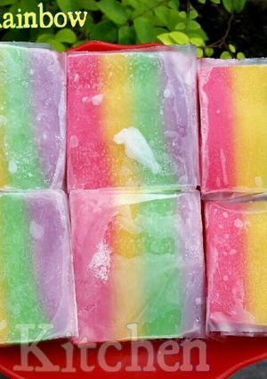 Foto resep Es gabus rainbow