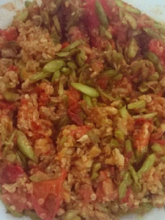 Foto resep Sambel terasi tempe pete