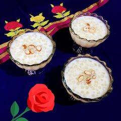 A picture of Creamy Sabudana Kheer.
