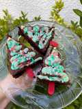 Brownies navideños