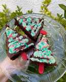 Brownies navideños
