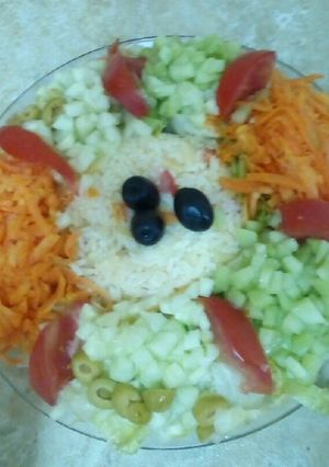 صورة لوصفة سلاطه ارز