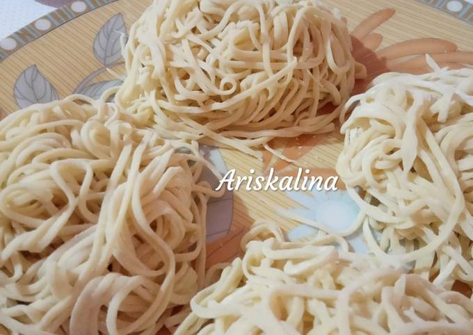 Bagaimana Membuat Mie homemade kenyal enak anti gagal Anti Gagal