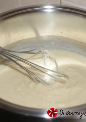 A picture of Béchamel sauce 2.