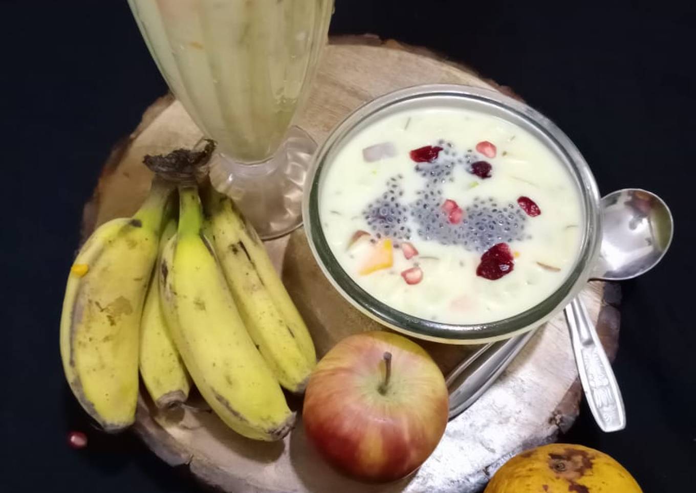 Fruit custard